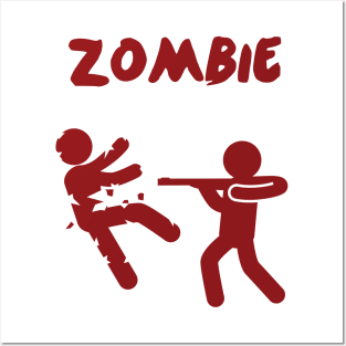 Zombie Gun Posters and Art